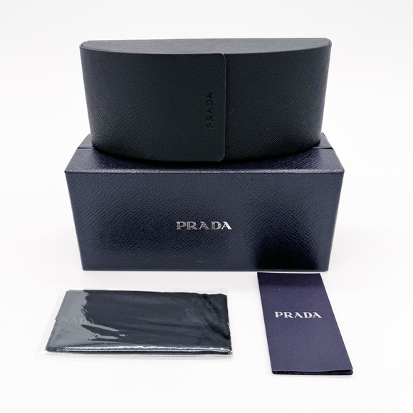 NEW PRADA PRA01S 1AB5S0 CAT EYE PRADA SUNGLASSES SPR A01 BLACK PR A01S - Picture 13 of 13